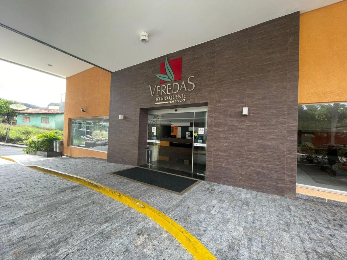 Flat 501 - Condominio Veredas Do Rio Quente - Diferenciado Com Ar Na Sala E No Quarto Exteriör bild