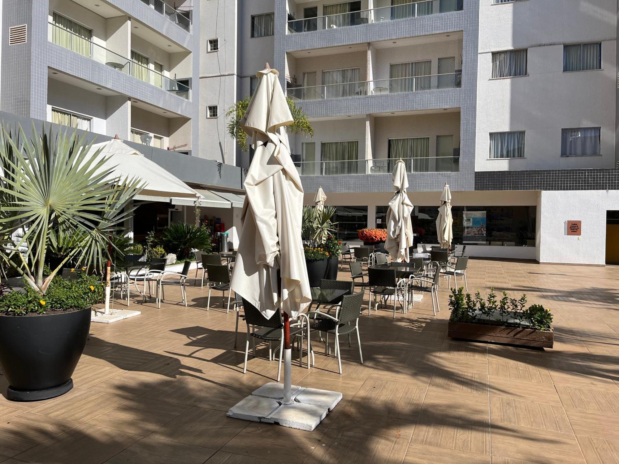 Flat 501 - Condominio Veredas Do Rio Quente - Diferenciado Com Ar Na Sala E No Quarto Exteriör bild
