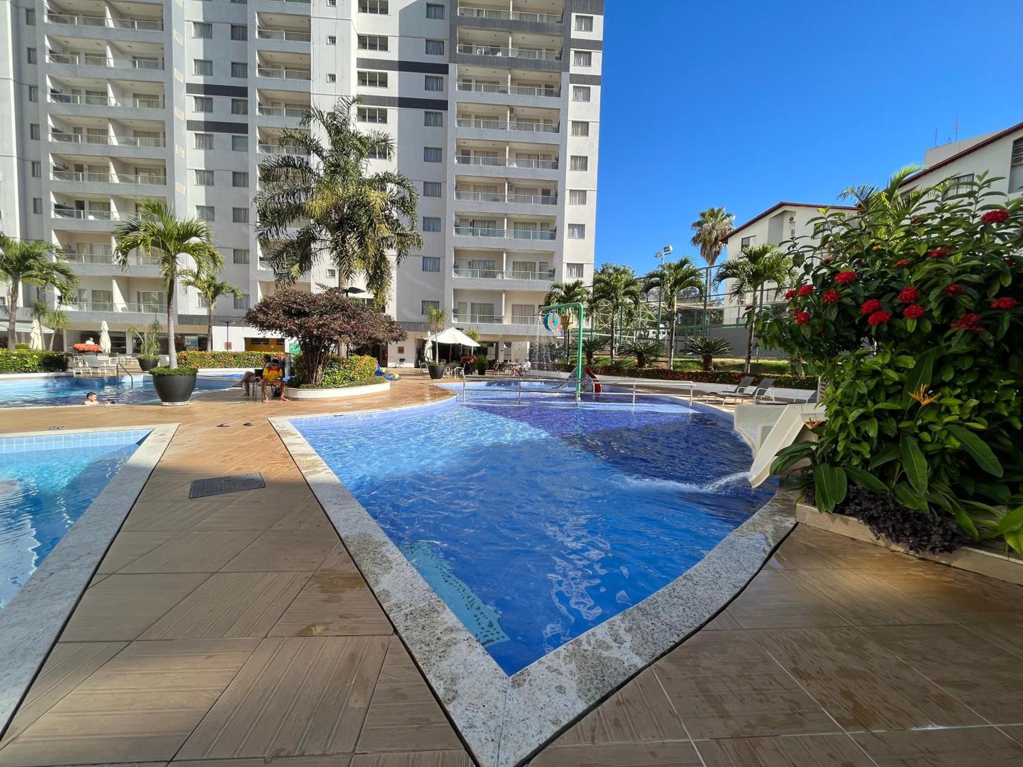 Flat 501 - Condominio Veredas Do Rio Quente - Diferenciado Com Ar Na Sala E No Quarto Exteriör bild