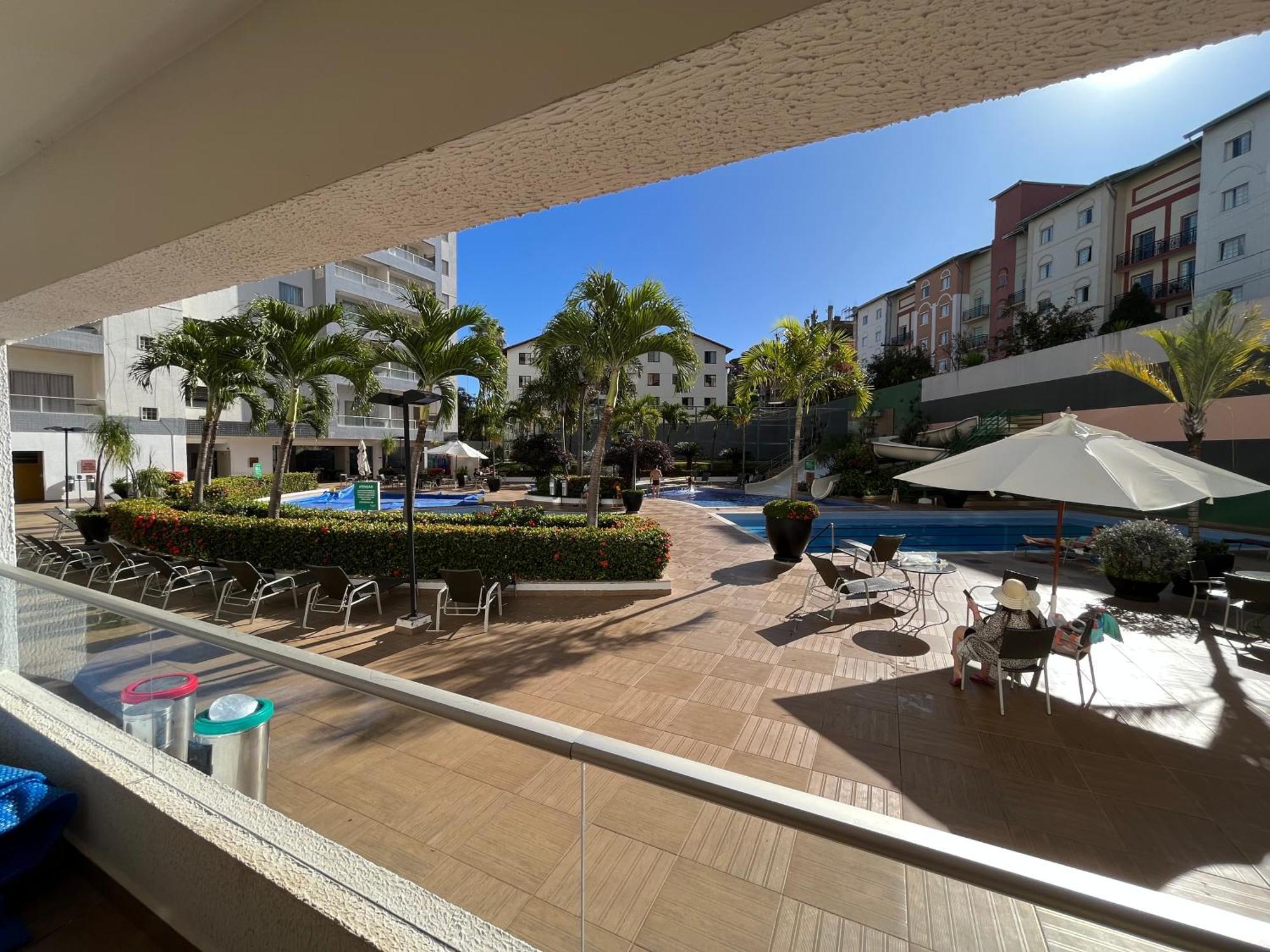 Flat 501 - Condominio Veredas Do Rio Quente - Diferenciado Com Ar Na Sala E No Quarto Exteriör bild